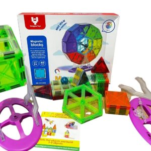 Bloques Magnéticos 3D – Set de 45 Piezas