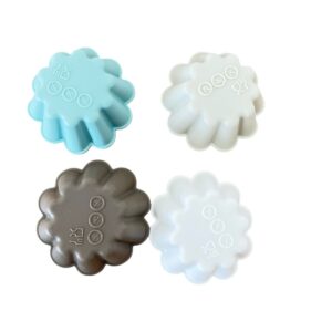 Set de 4 Moldes de Silicona para Muffins y Repostería "Danny Home"